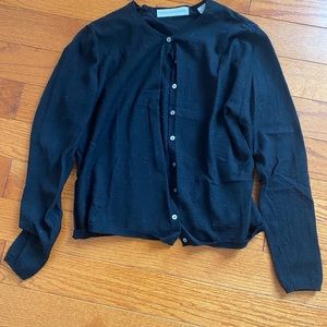 black button cardigan